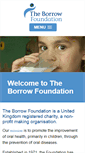 Mobile Screenshot of borrowfoundation.org